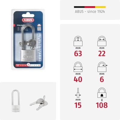 ABUS Hangslot 64Ti/40Hb63 - 64TI/40HB63 - 64TI/40HB63 ABUS Hangslot 64Ti/40Hb63 - 64TI/40HB63 - 64TI/40HB63