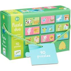 Duo puzzel Habitat - DJECO meerkleurig