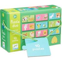 Duo puzzel Habitat - DJECO meerkleurig - thumbnail