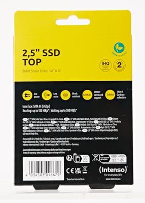 Intenso Top Performance 2,5" 128GB Interne SSD Zwart - thumbnail
