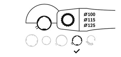 Bosch Accessories 1619P06546 Beschermkap zonder dekplaat voor het slijpen, 100 mm Diameter 100 mm