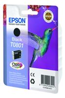 Epson Inktcartridge T0801 Origineel Zwart C 13 T 08014011 - thumbnail