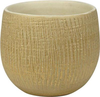Pot ryan d15h13 cm shiny sand - Ter steege