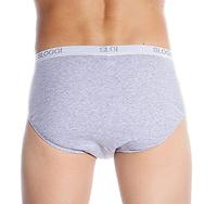 Basic Midi - Heren heup slip - S - Grijs - Onderbroek heren heren - Ondergoed heren heren - S - Onderbroek heren - Ondergoed heren - thumbnail