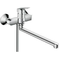 Hansgrohe Logis ééngreeps badmengkraan met extra lange uitloop, chroom - thumbnail