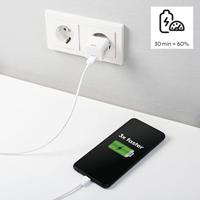 Hama Snellader USB-C PD/Qualcomm® Mini-oplader 25 W Wit - thumbnail