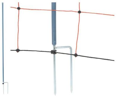 AKO vervangende paal voor schapennet blauw dubbele pen 122cm