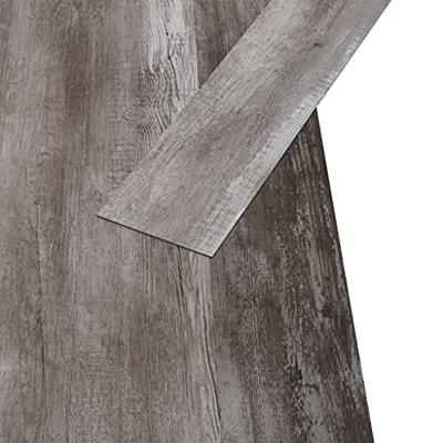 Vloerplanken zelfklevend 5,02 m 2 mm PVC mat houtbruin