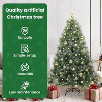 Kunstkerstboom met 150 LED met standaard Groen 150 cm PE en PVC - thumbnail