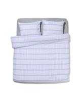 HEMA Dekbedovertrek zacht katoen 240x200/220 blokjes lila (lila) - thumbnail