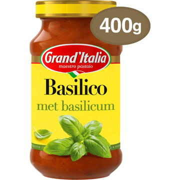 Grand&apos;Italia Basilico met Basilicum 400 g bij Jumbo