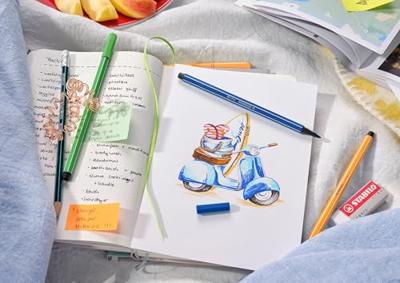 Stabilo pen 68 - viltstift - arty - rollerset met 25 stuks Stabilo pen 68 - viltstift - arty - rollerset met 25 stuks