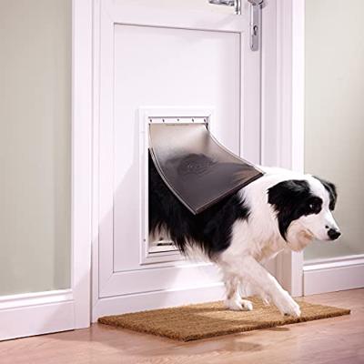 PetSafe aluminium deur nr. 640 L wit/transparant - Gebr de boon
