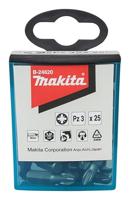 Makita Accessoires Schroefbit PZ3x25mm - B-24620 B-24620 - thumbnail