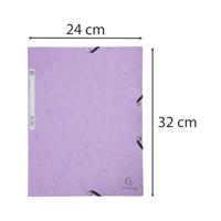 Elastomap exacompta aquarel a4 3 klep 400gr lila | 5 stuks - thumbnail