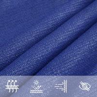 Zonnezeil 160 g/m 3/4x2 m HDPE blauw - thumbnail