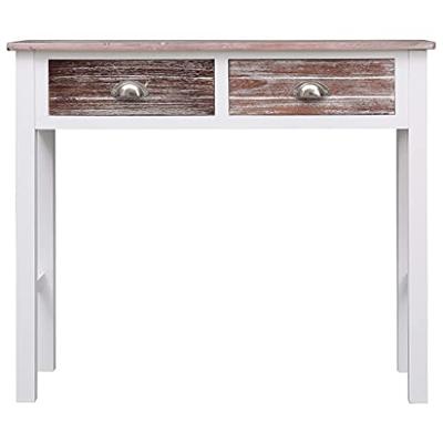 VidaXL Wandtafel 90x30x77 cm hout bruin VidaXL Wandtafel 90x30x77 cm hout bruin