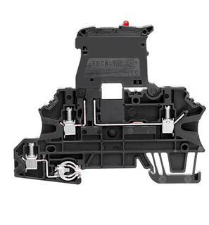 Weidmüller 1163050000 Zekering-serieklem Schroeven Zwart 50 stuk(s)