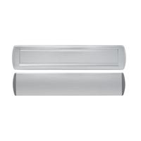AXA AXA Curve Plus briefplaat met tochtklep en schacht deurdikte tot 102mm. - aluminium geslepen - thumbnail