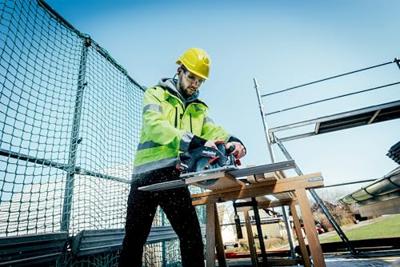 Metabo KS 18 LTX 57 BL + KFS 44 Accu Cirkelzaag 18V Set | Zonder accu en lader | metaBOX 340 - 691223000