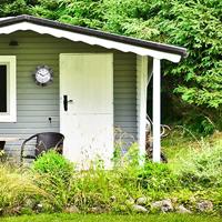 NeXtime NE-4311 Buitenweerstationklok Ø26CM Polyresin Groen Aster - thumbnail