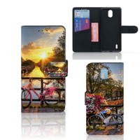 Nokia 1.3 Flip Cover Amsterdamse Grachten - thumbnail