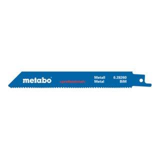 Metabo Accessoires Reciprozaagbladen (5 st.) BiM 150x1,25/1,8-2,6 - 628260000