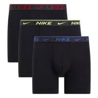 Nike Everyday Cotton Boxershort Brief 3-Pack Zwart Blauw Geel Rood - thumbnail