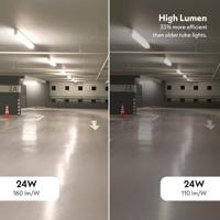 Set van 2 LED TL Buizen 150 cm - T8 (G13) - 24 Watt 3840 lumen - 160lm/W - High lumen - vervangt 128W (128W/860) - 6000K - flikkervrij - thumbnail