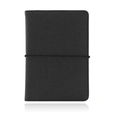 Paspoort Cover met elastiek - PU Leer Zwart Paspoort Cover met elastiek - PU Leer Zwart