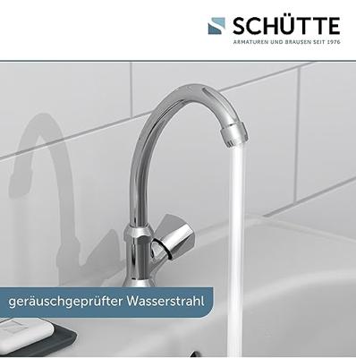 Koudwaterkraan Wastafel Schütte Carneo Hoog Model met Zwaaibare Uitloop Chroom - thumbnail