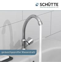 Koudwaterkraan Wastafel Schütte Carneo Hoog Model met Zwaaibare Uitloop Chroom Schütte - thumbnail
