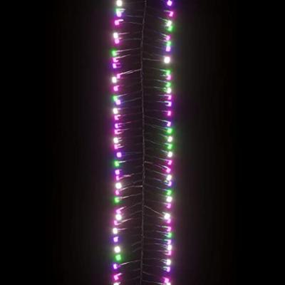 VidaXL Lichtslinger cluster met 1000 led&apos;s pastel meerkleurig 11 m pvc