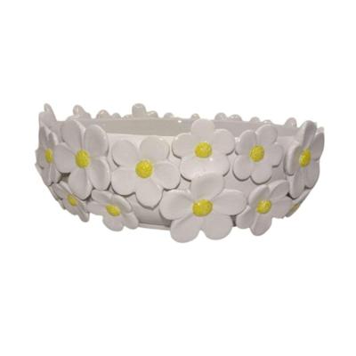 Decoratieve figuren Home ESPRIT Geel Wit Shabby Chic