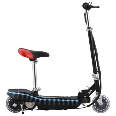 VidaXL Kinderstep met zadel en led 120 w zwart VidaXL Kinderstep met zadel en led 120 w zwart
