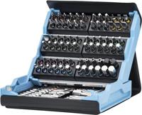 Hazet 2200SC-3 Bitset 96-delig Plat, Kruiskop Phillips, Kruiskop Pozidriv, Inbus, Binnen-Torx, Tamper Resistant Torx - thumbnail
