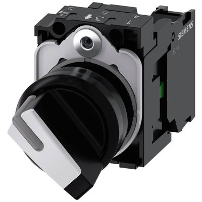 Siemens 3SU11002BF601BA0 3SU1100-2BF60-1BA0 Knevelschakelaar Kunststof frontring Knevel Zwart, Wit 1 x 90 ° 1 stuk(s) Piece Siemens 3SU11002BF601BA0 3SU1100-2BF60-1BA0 Knevelschakelaar Kunststof frontring Knevel Zwart, Wit 1 x 90 ° 1 stuk(s) Piece
