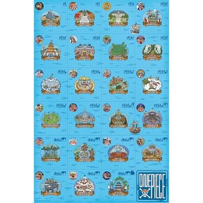 Poster One Piece - Log Itinerary 61x91,5cm Poster One Piece - Log Itinerary 61x91,5cm
