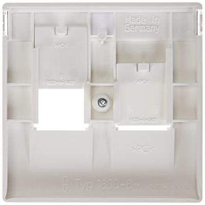 Busch-Jaeger Afdekking Modulaire jack insert Verkeerswit, Wit 2CKA001710A3176 Busch-Jaeger Afdekking Modulaire jack insert Verkeerswit, Wit 2CKA001710A3176