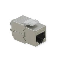 VALUE Cat.6A (klasse EA) Keystone, RJ-45, afgeschermd, zonder gereedschap, SLIM. - thumbnail