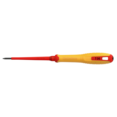 Hultafors VDE Torx Schroevendraaier T06 x 100 mm - HU446555 Hultafors VDE Torx Schroevendraaier T06 x 100 mm - HU446555