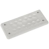 Trelleborg MH-16 F 17-1 LIGHT GREY UL94 V-0 IP65 TPE Screw Doorvoerplaat TPE Grijs 1 stuk(s) - thumbnail