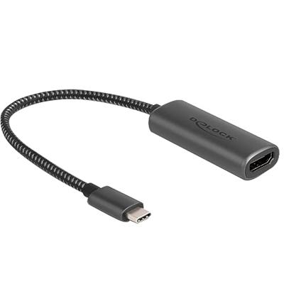 DeLOCK 64229 video kabel adapter 0,2 m USB Type-C HDMI Zwart