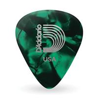 D'Addario 1CGP2-10 groene pearl celluloid plectra 10 pack light - thumbnail