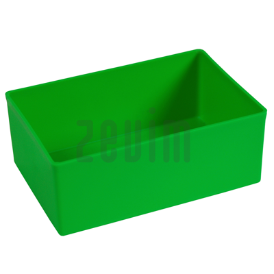 Zevim Inzetbakje | 108 x 162 x 63 mm | Hoog | Groen - 2155214504