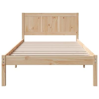 Bedframe Bruin 80 x 200 cm Massief grenenhout