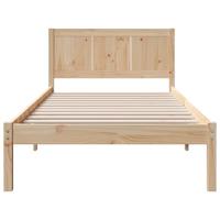Bedframe Bruin 90 x 190 cm Massief grenenhout - thumbnail