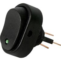 HP Autozubehör 28473 Auto wipschakelaar 12 V 16 A 1x uit/aan Continu 1 stuk(s) - thumbnail