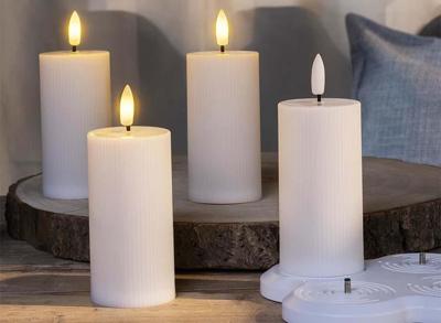 4 HI Oplaadbare Vlamloze LED Kaarsen