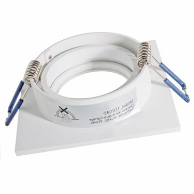 Deko Light Samsola, eckig, Weiß 110045 Plafondspot Wit (mat)